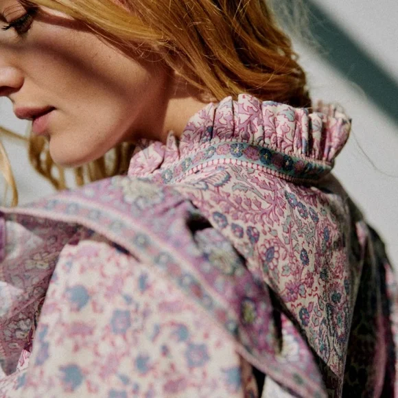 NWT Sézane x Sea New York Gala in Emilia print 36 - Picture 12 of 15